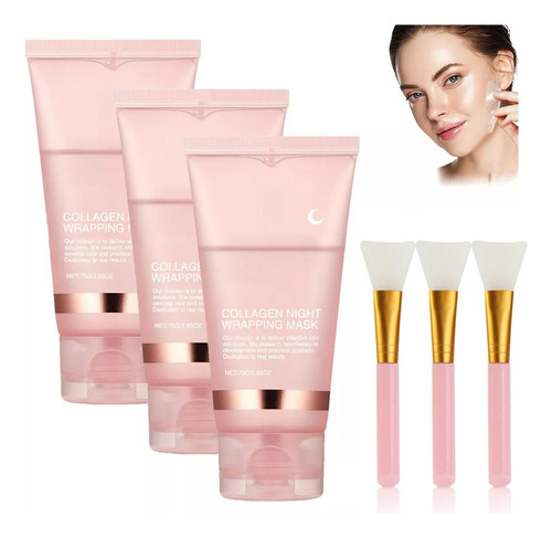 Mascarilla Medicube Mascarilla Nocturna De Colágeno De 3 Pie