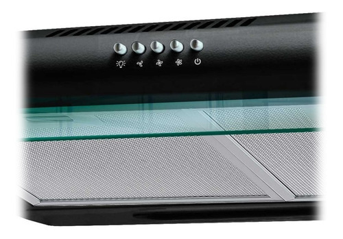 Imagen 2 de 4 de Purificador De Cocina Ken Brown Kbp101m Negro C/ Luz 3 Veloc