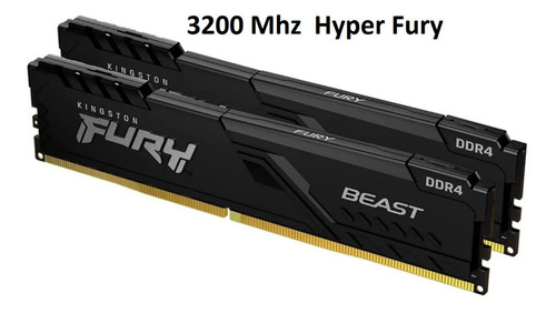Hyperx Fury Ddr4 16 Gb Cl15 Dimm 2400 Mhz Somos Tienda