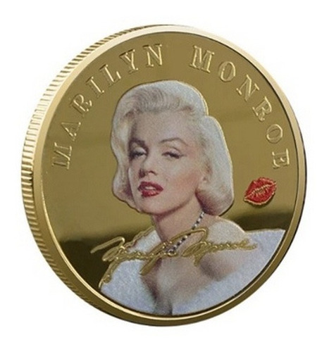 Moneda De Colección Marilyn Monroe. Super Estrella Playboy