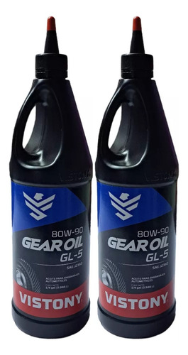Aceite Para Caja Mecanica 80w90 Gl-5 J2360 Vistony 946ml X2