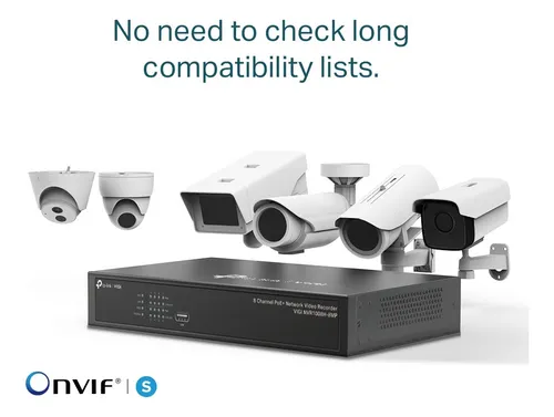 Nvr Tp Link 8 Canales Vigi + Poe