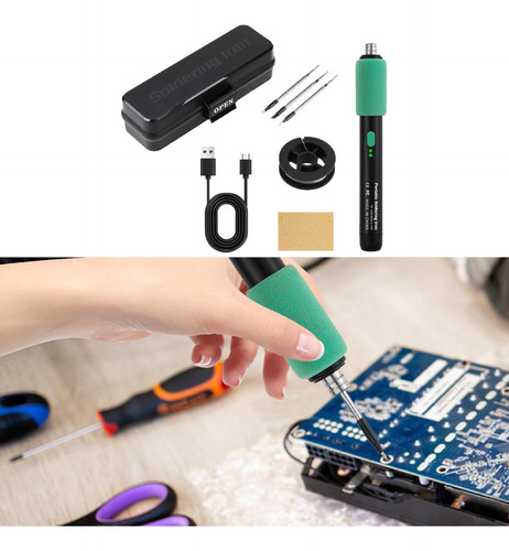 Kit De Soldadura En Las Herramientas De Reparación Estilo C