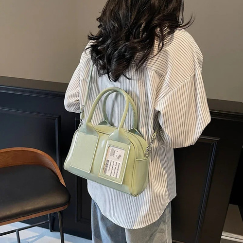 Bolso De Concha Simple Para Llevar A Mano 2025, Moda Coreana
