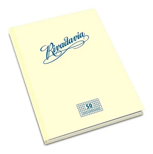 Cuaderno Rivadavia Tapa Dura 16x21 50h Cuadriculadas 5525