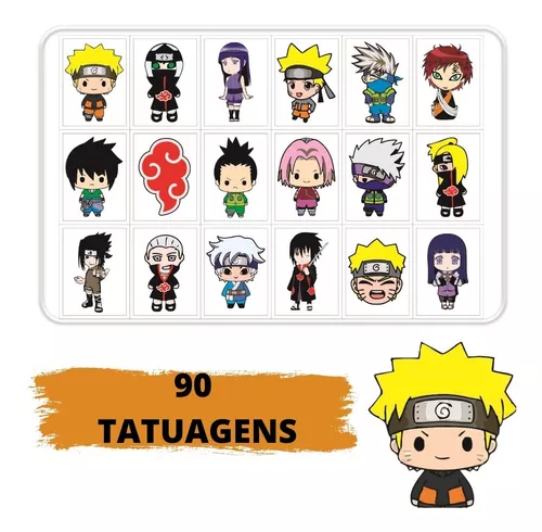 Anime Naruto Tatuagem Temporária Adesivos, Maldição do Céu, Cartoons Logo,  Cosplay Adereços, Impermeável, Brinquedos, Crianças, Adulto - AliExpress