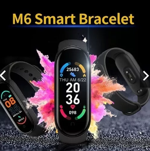 Relogio inteligente M6 Smart watch Brasil bluetooh android iphone ios touch  Notificação whats Facebook Fit pro aplicativo - Escorrega o Preço