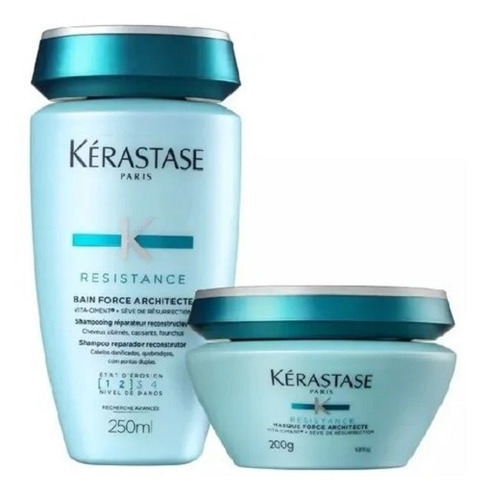 Kerastase Bain Force Architecte 250 Ml Y Máscara 200 Ml