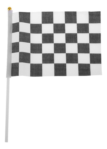 12pcs Bandera Negro Y Blanco A Cuadros F1 Fórmula .