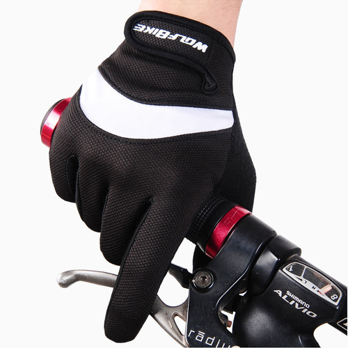 Caza De Dedo Ciclismo Guantes Gel Bicicleta Moto Ski