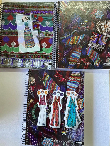 Cuaderno Arte Moda Benito Fernandez 16x21 100 Hoja Tapa Dura