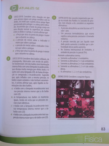 Enem - Pré - Vestibular - Física - Ciências Da Natureza