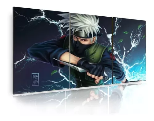 Quadro Decorativo Naruto Shippuden Time 7 Kakashi 23x33cm