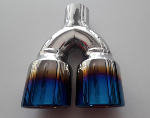 Imagen 3 de 7 de Dt Terminal Colilla Redonda Doble Acero Inox Blue Flame