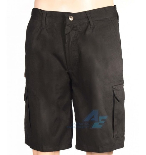 Bermudas Cargo Deluxe Hombre 6 Bolsillos Súper Resistente 