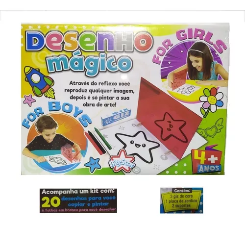 Brinquedo Infantil Desenho Mágico Crianças Desenharem Pintar em