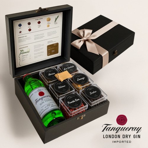 Kit Black Gin Tonic Tanqueray Com 6 Especiarias 
