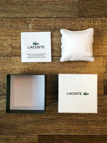 Relógios Lacoste Nylon Azul - Zerado!! Peça De Coleção!