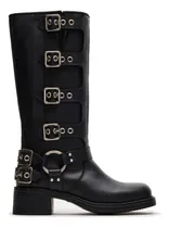 Comprar Botas Steve Madden Rocky Color Negro Piel Mujer