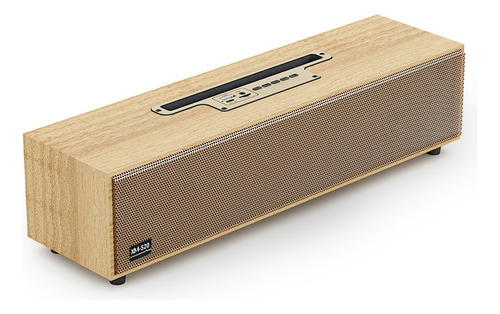 M Altavoz Bluetooth Retro De Madera Altavoces Duales