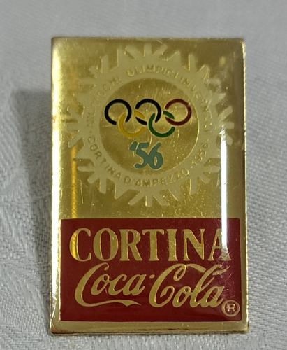 Pin Coca Cola Cortina Olimpiadas Invierno 56 Coleccion B G15