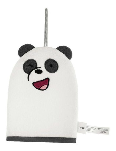 Imagem 3 de 3 de Conjunto Esponjas De Banho Ursos Sem Curso Panda Miniso