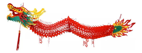 Guirnalda De Dragón De Papel Para El Año Nuevo Chino En 3d
