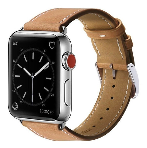 Imagen 1 de 5 de Extensible Correa Apple Iwatch Piel Genuina 44/42mm - 38/40m
