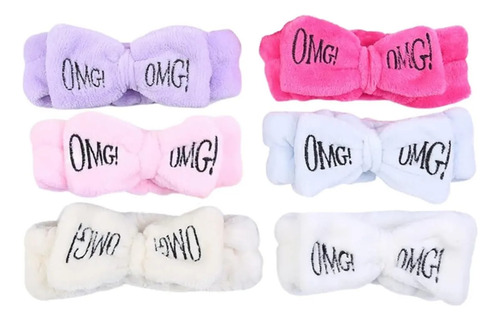 Set 6 Bandas Suaves Omg Para Maquillaje Y Skincare Color