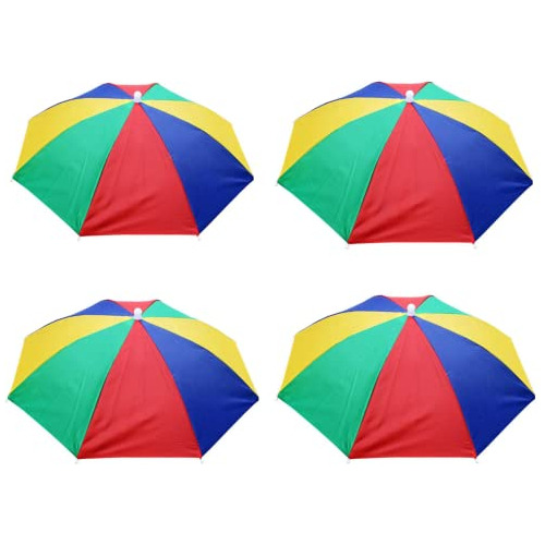 Sombrero Paraguas Para Adulto Y Niño, 21  D, Plegable