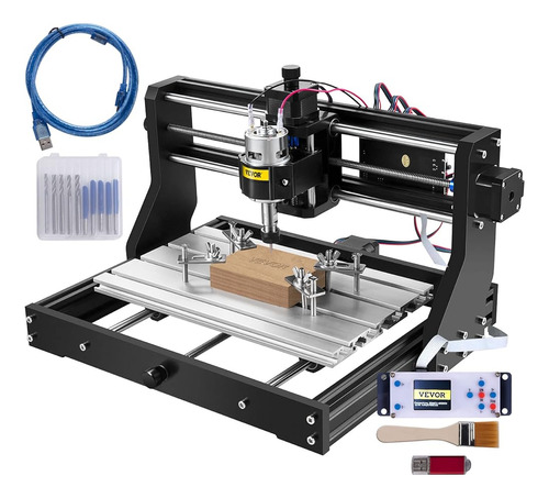 Vevor Cnc 3018-pro Kit De Enrutador Grbl Control 3 Ejes Plás