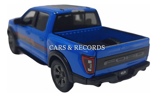 Ford F-150 Raptor Livery - Nuevo Sin Caja - A Kinsmart 1/46 Azul
