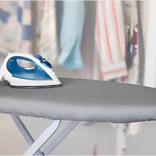 Forro Capa Tábua Passar Térmico Com Espuma 130x40cm Cinza