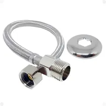 Comprar Engate Flexível Rabicho 40cm Império Imports Mangueira Fêmea X Macho Aço Inox Trançado 1\u002F2