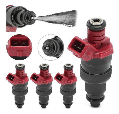 4 Pz Inyectores De Gasolina Para Vw Combi / Jetta 1999 1.8l