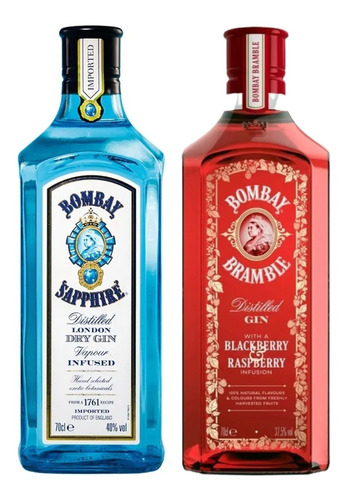 Combo Gin Bombay Sapphire London Dry + Bramble Raspberry