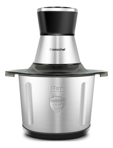 Picadora Eléctrica De Alimentos 12 Tazas, 2 Velocidades, 6 C