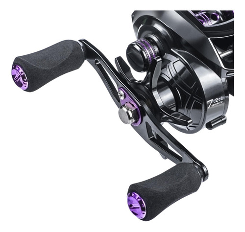 Carrete Baitcasting 7.2: 1 Carrete De Pesca Baitcaster Zurdo