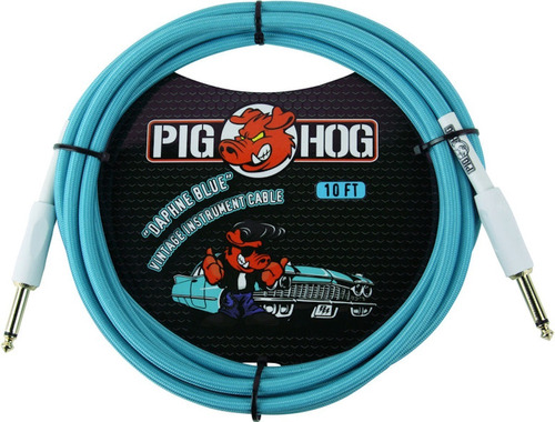 Pig Hog Pch10db Cable Plug De Tela De 3 Metros