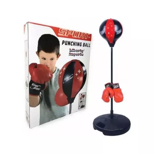 Puching Ball + Guantes De Boxeo Entrenamiento Niño Adulto - $ 36.990