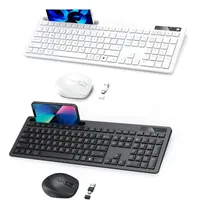 Comprar Combo Teclado Mouse Inalambrico Usb Tipo C Para Mac Pc Negro