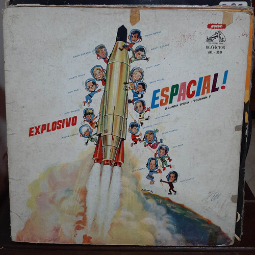 Vinilo Explosivo Espacial Segunda Epoca Vol 1 Cp2