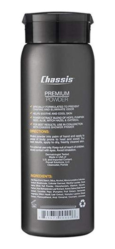Chasis Premium Body Powder Para Hombres, Aroma Fresco Origin