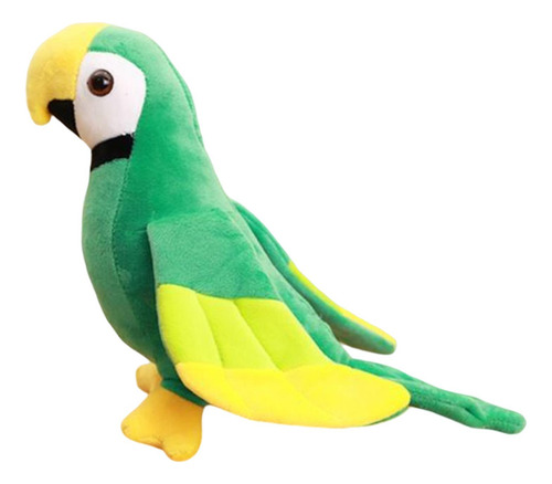 Adorable Loro De Peluche De Juguete, Animales De Verde