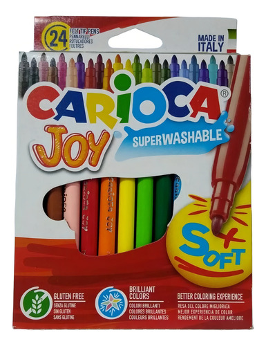 Marcador Para Colorear Carioca Joy 40532 De Punta Redonda X Unidad