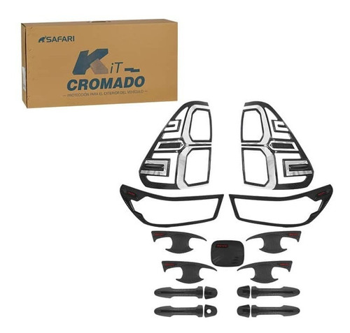 Kit Protectores Cromados Hilux Revo 2021-on E58hlrv2021cb