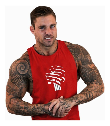 Playera Tank Sin Mangas Hombre Gym Top