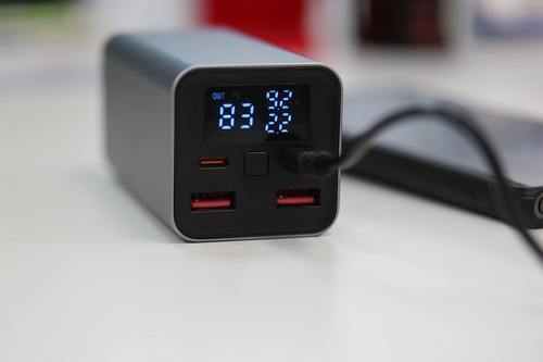 Cargador Portátil 100w Tbcin 20.000mah 2usb C+ 2 A Powerbank Color Gris