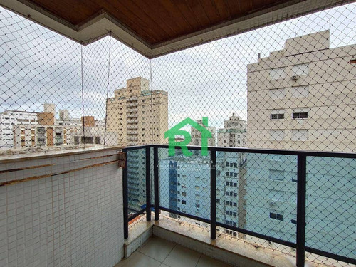 Imagem 18 de 24 de Apartamento Na Praia, Vista Para O Mar, 3 Dormitórios, Sendo 1 Suíte, 3 Sacadas, 2 Vagas De Garagem, Lazer Completo, Pitangueiras - Guarujá/sp - Fl0067
