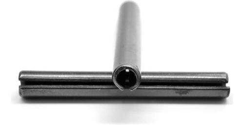 1 8 X 7 Pin Rollo Resorte Medio Acero Al Carbono Negro Oxido